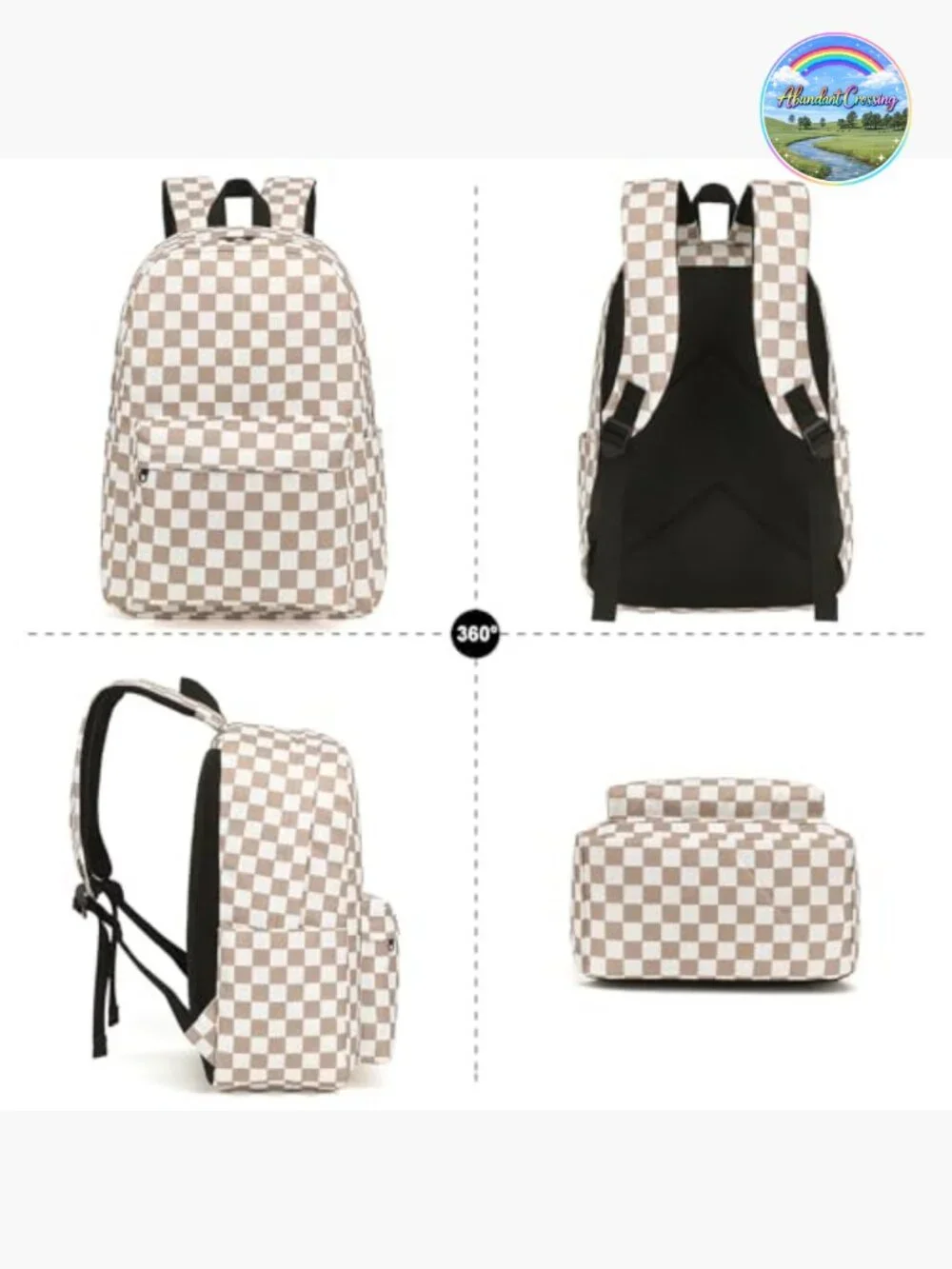 Girls School Backpack Set with Lunch Bag and Pencil Case